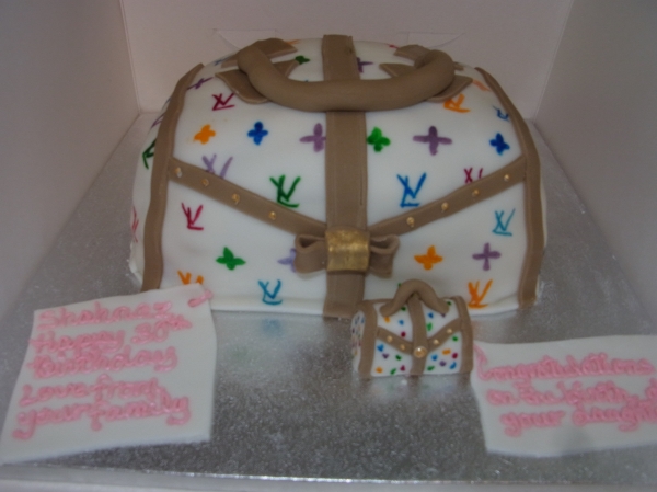 Louis Vuitton Handbag Cake